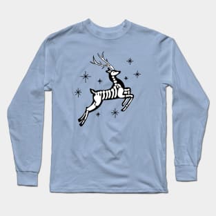 Skeleton Reindeer Long Sleeve T-Shirt